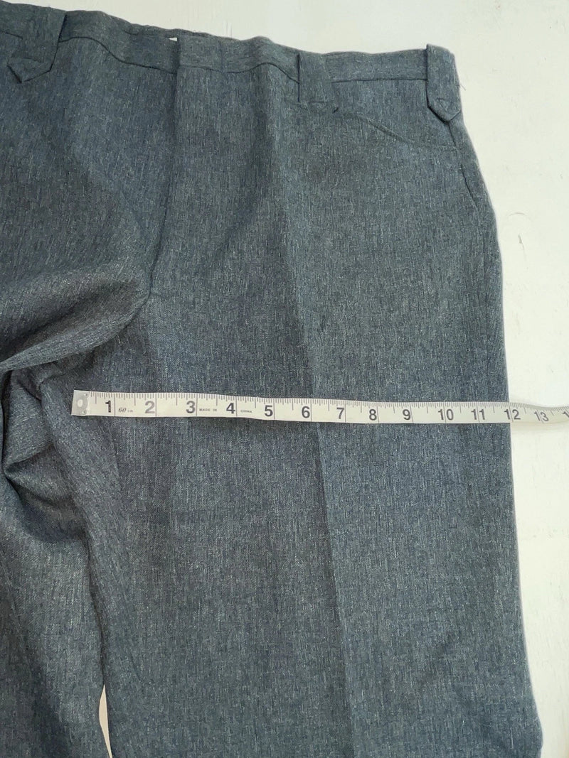 New Vintage Gray Circle S Polyester Pants #CP4776 XX-75