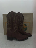 New Men’s Brown Texas Brand Cowboy Boots. 7404 9 D. 3-45