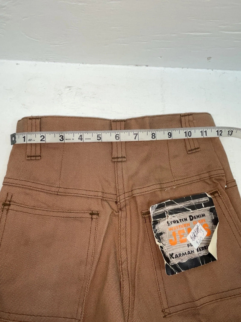 New Vintage Brown Karman Polyester Pants XX-62