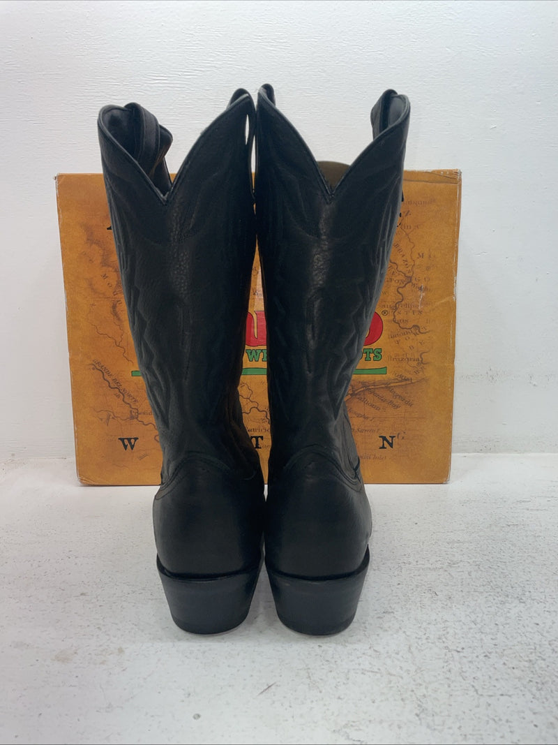 New Men’s Black Laredo Cowboy Boots. 6691 9.5 9 1/2 E W. 4-70