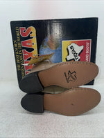 New Youth Tan Lace Up Texas Brand Cowboy Boots. 4498 5.5 5 1/2 M. 22-117