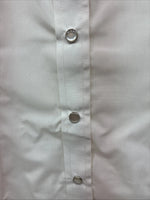 New Women’s White Horse Cream Design Long Sleeve Pearl Snap Medium LL-79