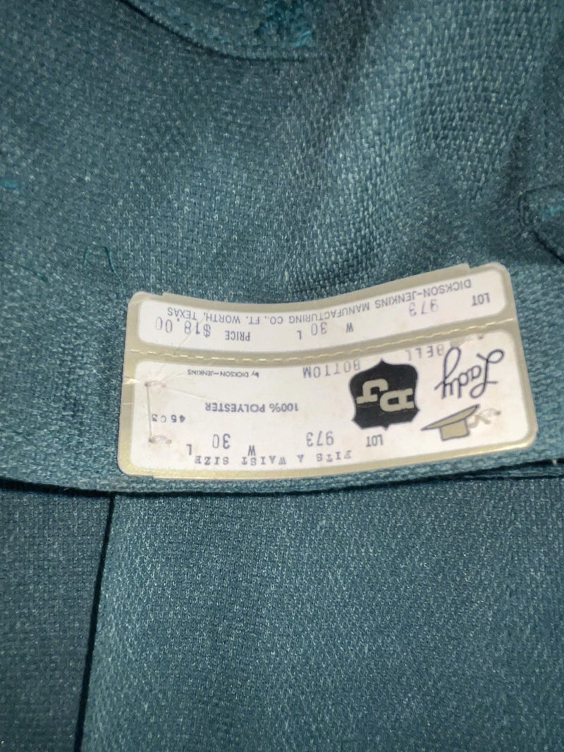 New Vintage Green Dickson Jenkins Polyester Pants #973 VV-114