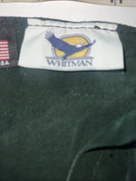 NOS Green Whitman Show Chaps With Fringe Adjustable Waist 44” L-23
