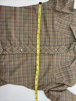 New Kids Dickson Jenkins Multicolor Plaid Long Sleeve Pearl Snap Large DD-105