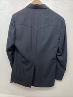 New Men’s Circle S Blue Suit Jacket 40R #25832 V-601