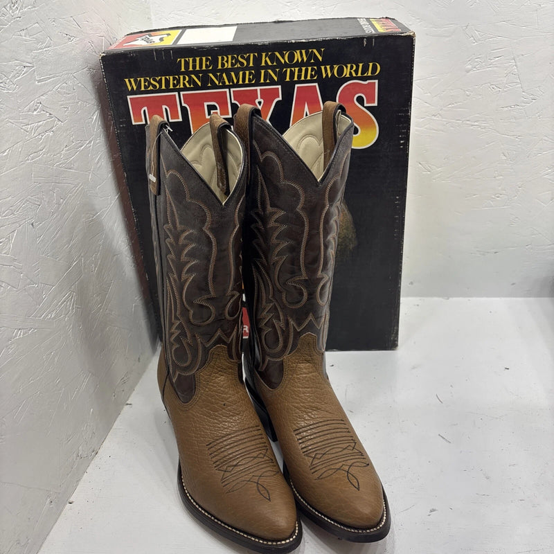 New Brown Texas Boots 8.5  3-12