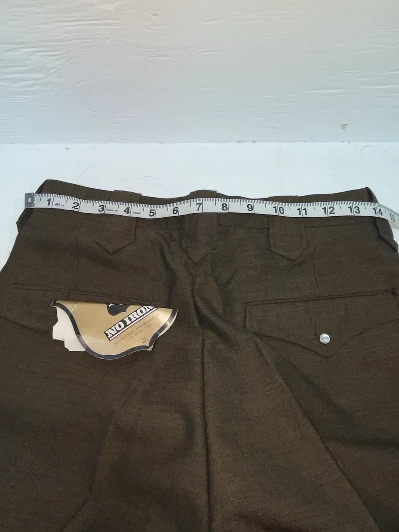 New Vintage Brown Dickson Jenkins Polyester Pants #2151 ZZ-67