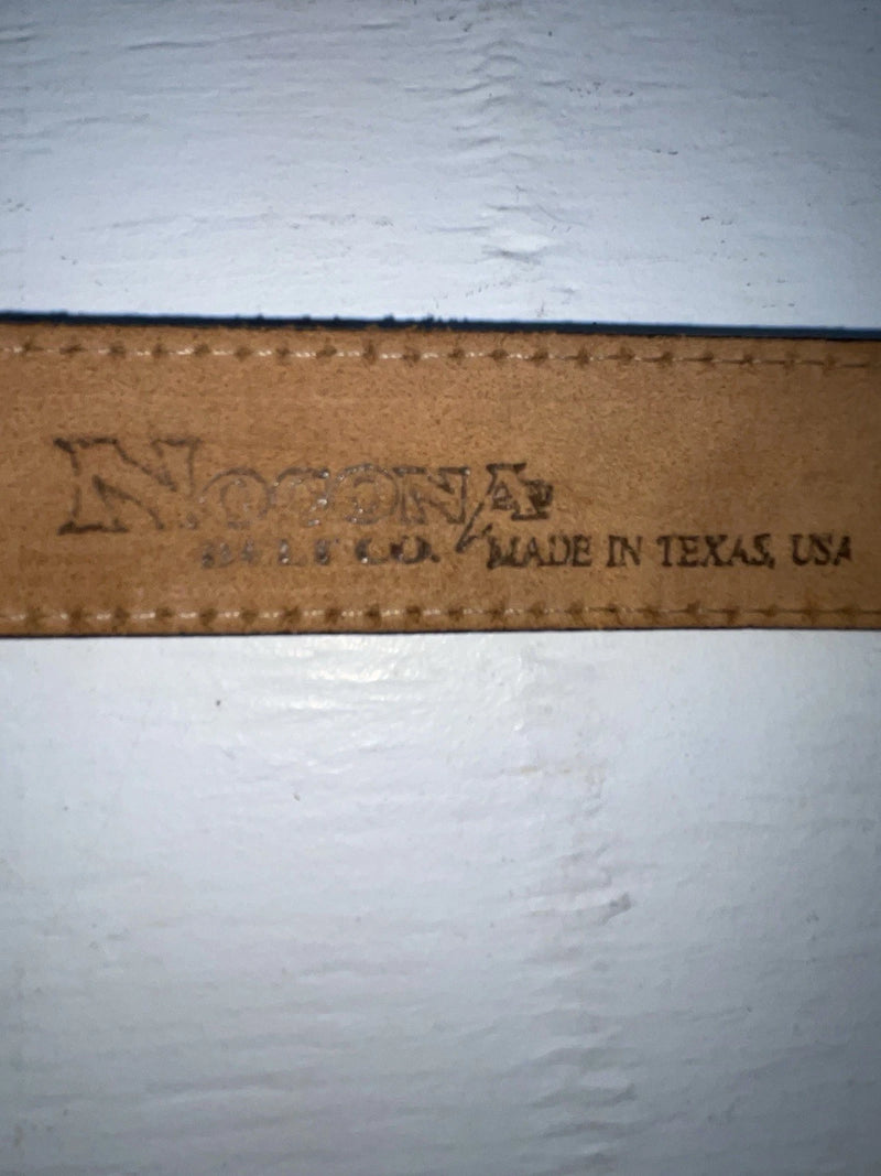 New Brown Genuine Leather Nocona Textured 34” Belt #182 JJ-22