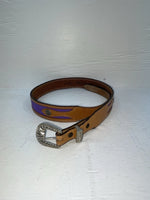 New Purple Genuine Leather Wrangler 30” Belt #628000 JJ-113