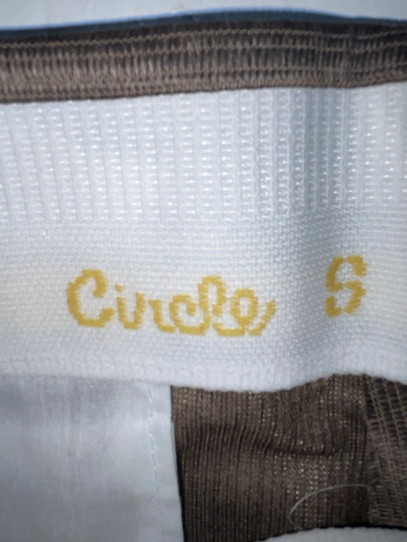 New Vintage Brown Circle S Polyester Pants #CP5091 XX-115