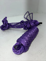 New Tough 1 Purple Poly Rope Tied Halter #50-1010 G-504