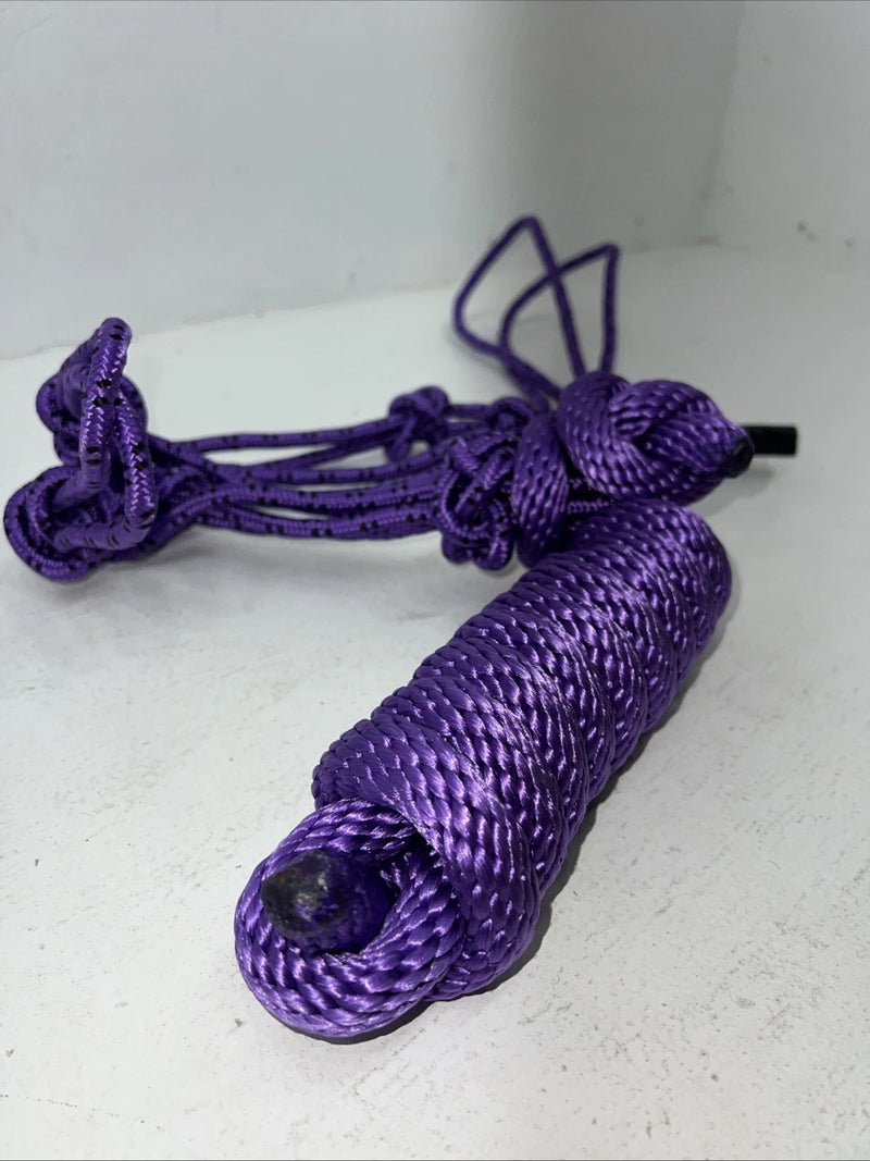 New Tough 1 Purple Poly Rope Tied Halter #50-1010 G-504