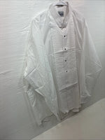 New Classix White Long Sleeve Button Up English Shirt 18-18.5 2XL X-90