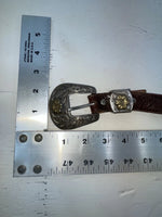 New Brown Genuine Leather Wrangler 28” Belt #4820 JJ-106
