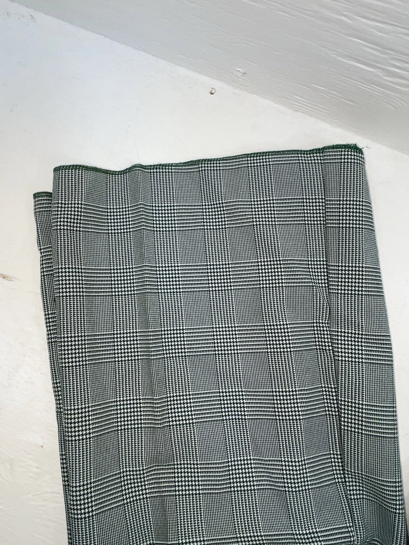 New Vintage Green Plaid Panhandle Slim Polyester Pants #1218 NN-152
