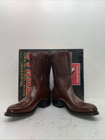 New Men’s Brown Texas Brand Cowboy Boots. 8311 10.5 10 1/2 D. 7-82