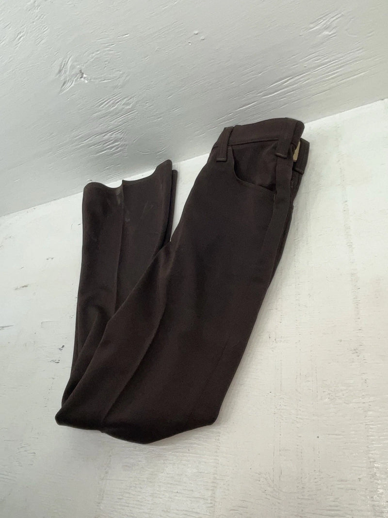 New Vintage Brown Lee Polyester Pants #2004021 ZZ-23