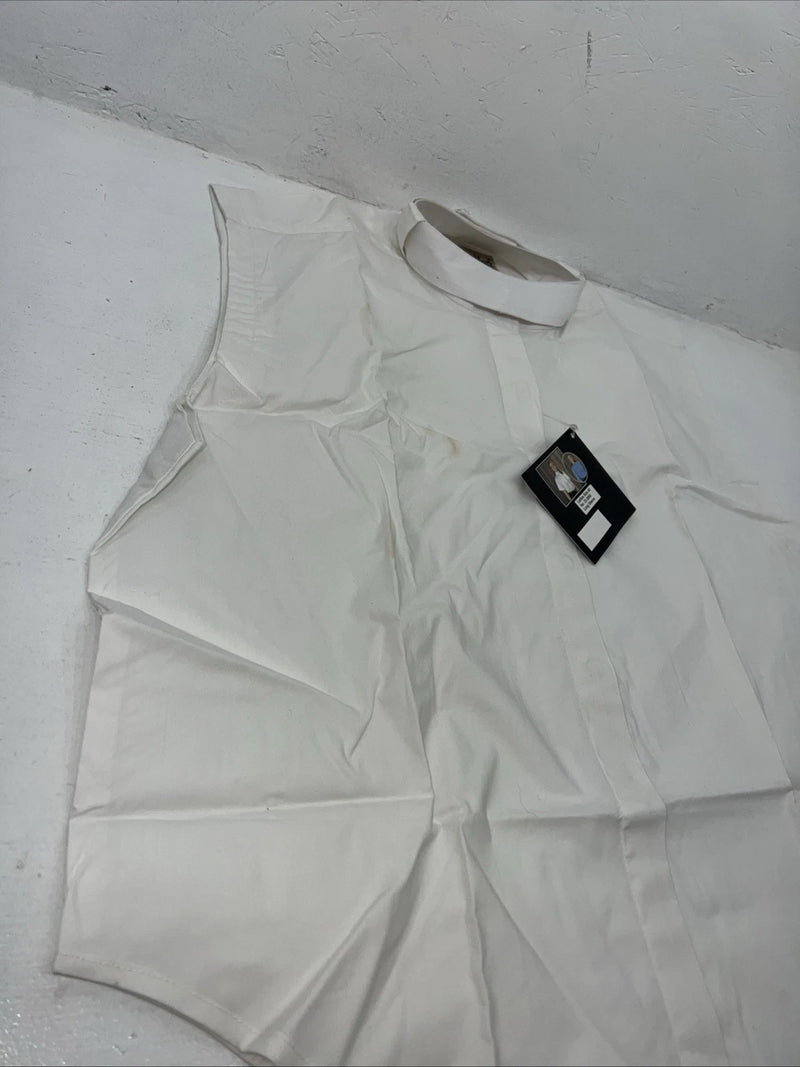 New Women’s White Sleeveless Riders Mark English Riding Shirt. 42 23-2900 G-52