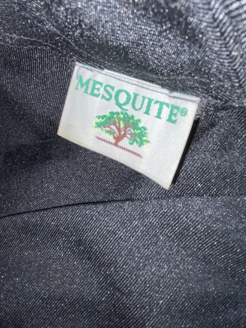 New Vintage Black Mesquite Polyester Pants #5511 XX-100