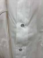 New Men’s Panhandle Slim White Simple Long Sleeve Pearl Snap 4XL J-42