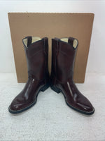 New Youth Cherry Black Texas Brand Cowboy Boots. 3008 4.5 4 1/2 D. 22-102