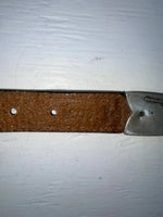 New Brown Genuine Leather Acme Tooled 28” Belt #6921 NN-20