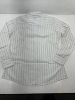 New Women’s Green Stripped On Course English Fitted Riding Shirt. Large G-20 