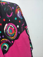 New Women’s Mine & Bills Pink Design long Sleeve Button Up Medium MM-108