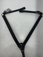 New Tough 1 Black Genuine Leather Double Stitched Breastcollar #41-3450 Y-24