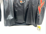 New Women’s 1849 Authentic Ranchwear Black Red Flame Western Show Shirt M WW-20