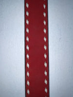 New Red Genuine Leather Nocona Stitched 32” Belt #7031 Z-35
