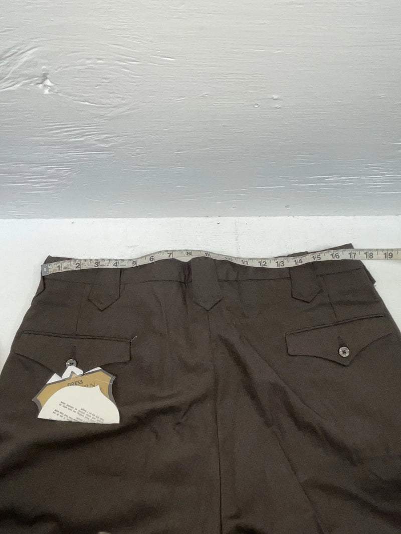 New Vintage Brown Dickson Jenkins Polyester Pants #2519 OO-21