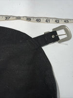 New Black Tough 1 Show Chaps With Fringe Adjustable Waist 43” Small N-42