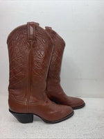 New Youth Brown Tony Lama Cowboy Boots. 8693 5 B. 2-162