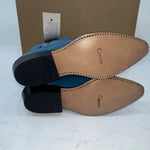 New Women’s Blue Capezio Leather Cowboy Boots. SL358 5.5 5 1/2 M. 20-20