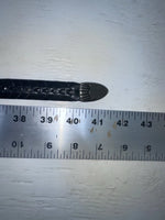 New Black Genuine Leather Weaved 36” Belt #110 Z-109