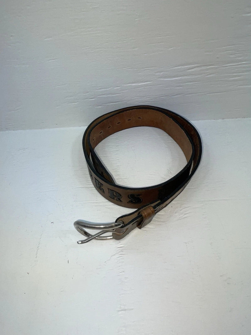 New Brown Genuine Leather Chambers Tooled 34” Belt #6381/13 Z-131