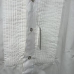 New Men’s ELY tuxedo White Long Sleeve Pearl Snap Small B-48