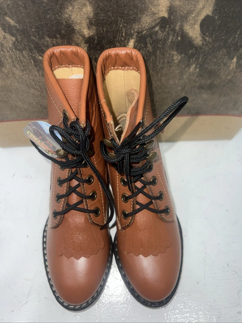 New Children’s Brown Cimarron Footwear Cowboy Boots. 9 D. 24-13