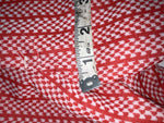 New But Age Red Checkered Panhandle Slim Polyester Pants #8042 VV-70