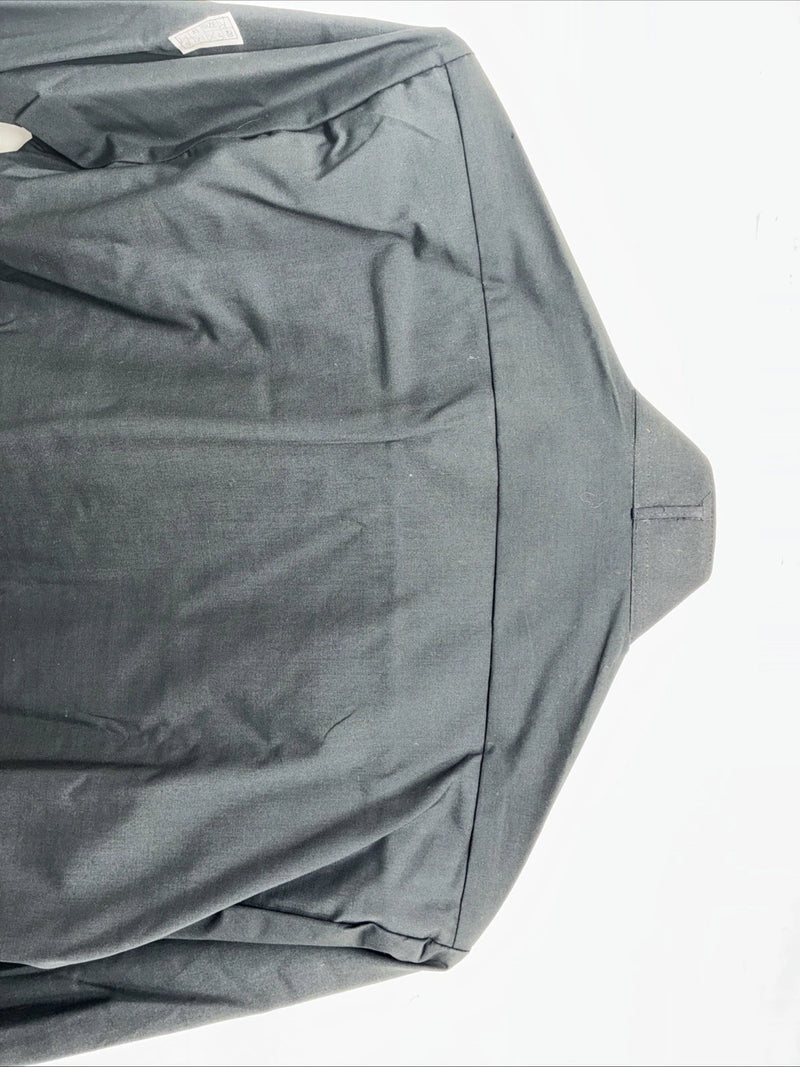 New Classix Black Long Sleeve Button Up English Shirt 13-13.4 XS AA-89