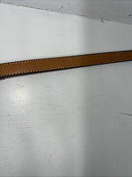 New Leather Circle Y Breast Collar With Silver Plate. 42846107 S-46