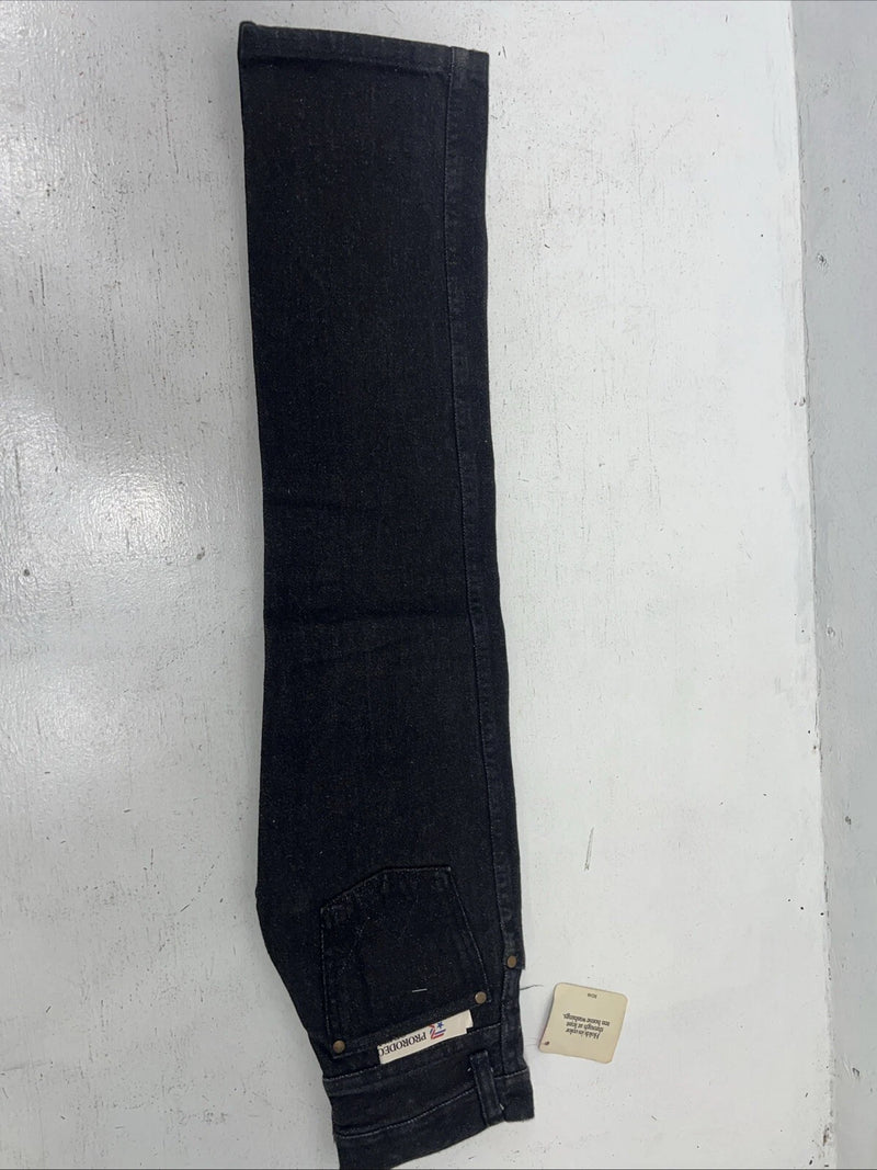 New Boys Black Wrangler Pro Rodeo Cowboy Cut Jeans. 9/22 1/2 B-17