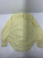 New Women’s Yellow Mustang Long Sleeve Button Up English Riding Shirt. 32 G-25