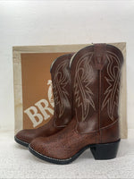 New Youth Brown Bronco Cowboy Boots. B 1894 3.5 3 1/2 D. 22-67