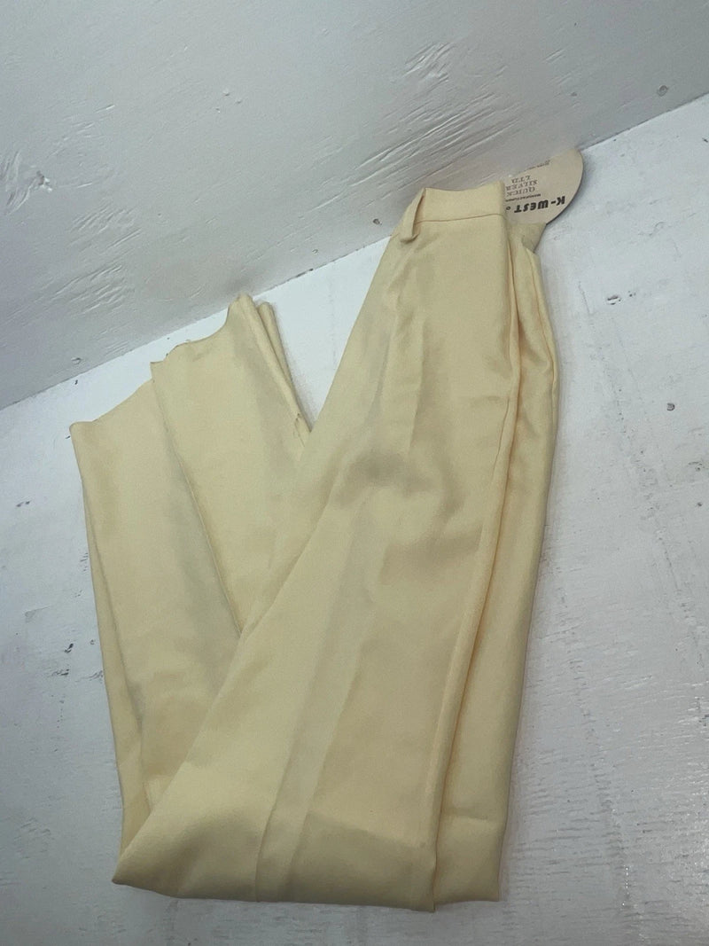 New Vintage Yellow Quicksilver Polyester Pants #2662 3A-74