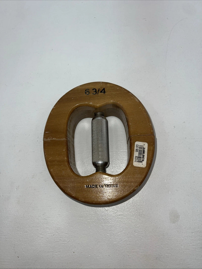 New Wood 6 3/4 Cowboy Hat Stretcher Metal Handle #01028 3C-4