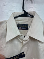 New Men’s Panhandle Slim Golden Stripe Long Sleeve Pearl Snap 15.5 Medium K-98
