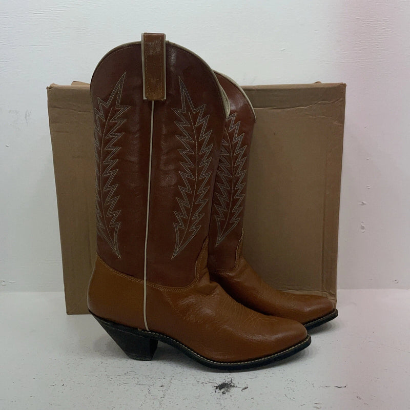 New Women’s Brown Texas Brand Cowboy Boots. 4514 10 M. 17-122